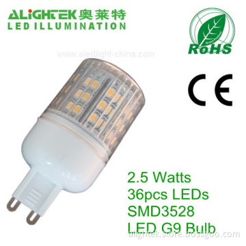 2.5w 3528 G9 Led Lamp G9 Led Bulb G9 Spot Lamp 